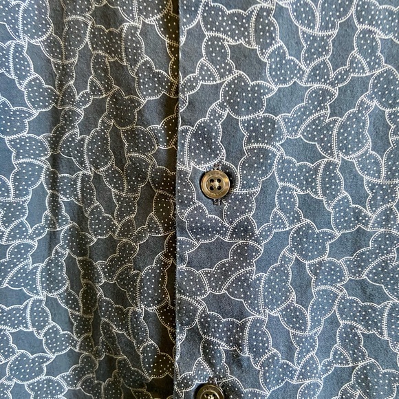 Perry Ellis Button Down Short Sleeve Shirt - Picture 6 of 7